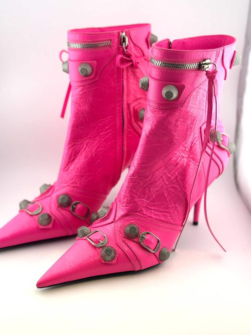 BRAND NEW Balenciaga Cagole Pointed Toe Booties